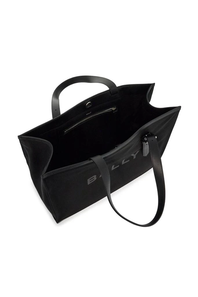 Bally east/west nylon and leather tote bag 3