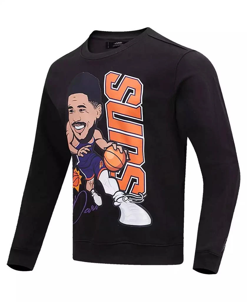Pro Standard Men's Devin Booker Black Phoenix Suns Avatar Pullover Sweatshirt 4