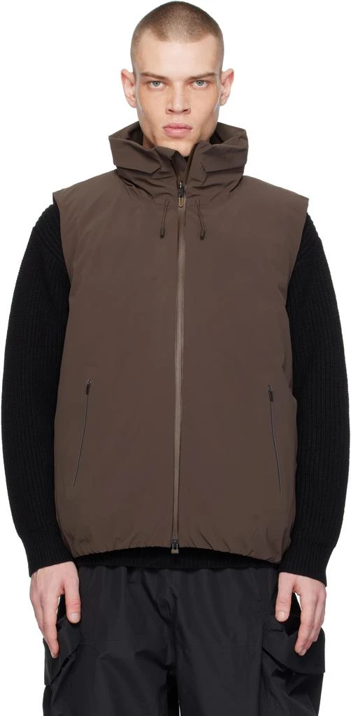 DESCENTE Brown Mizusawa Invisible INV-08 Down Vest 1