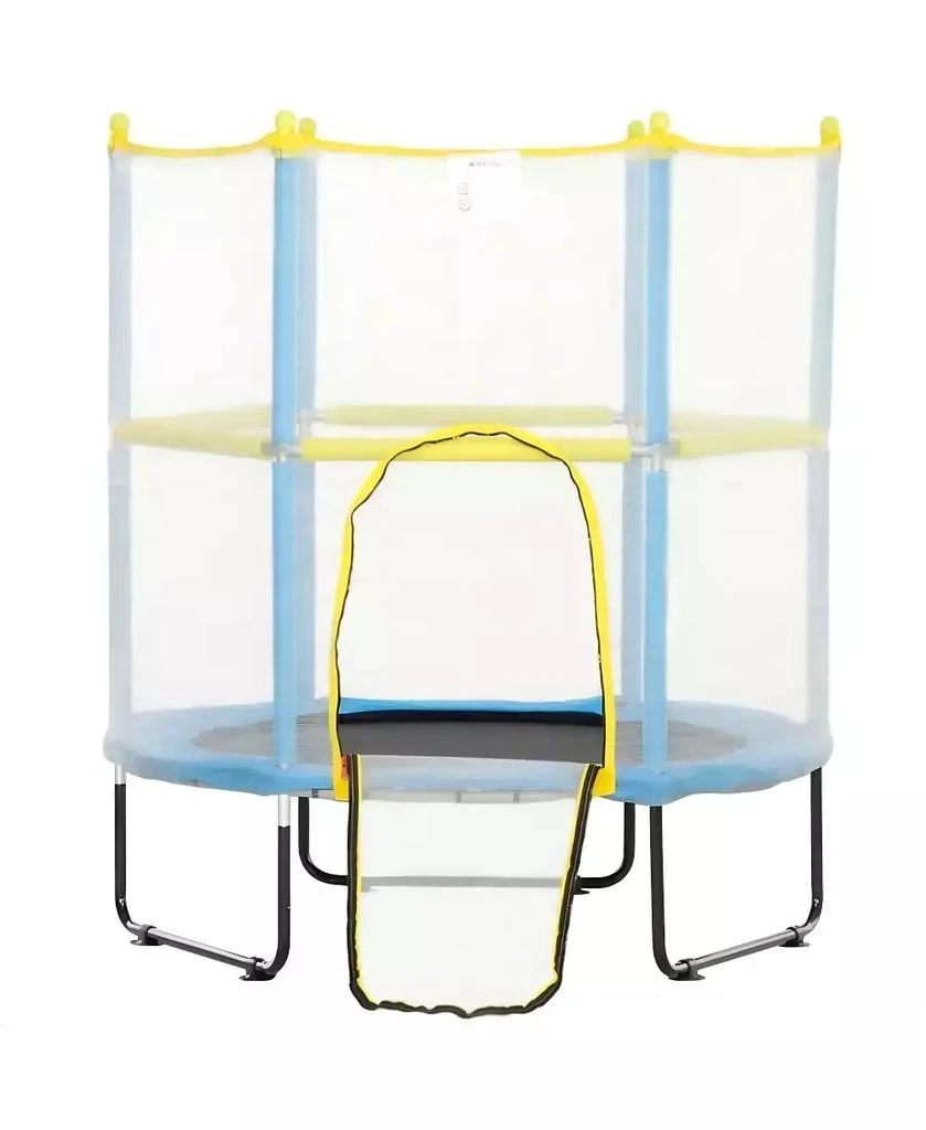 HONGGE Kids Trampoline with Safety Enclosure for Ages 3–6