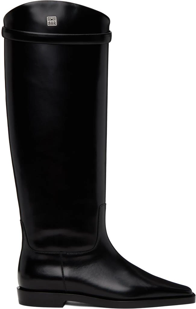 Totême Black 'The Riding Boot' Tall Boots 1