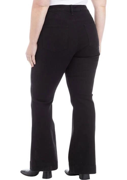 Crown & Ivy™ Plus Size High Rise Flare Jeans 2
