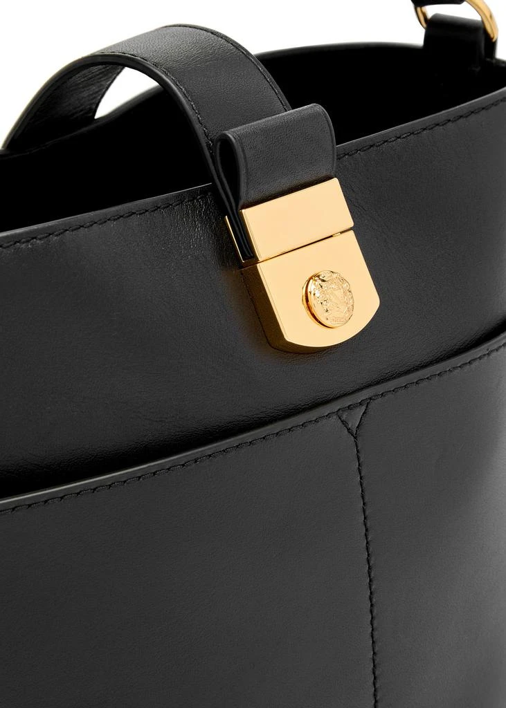 VERONICA BEARD Crest small leather bucket bag  3