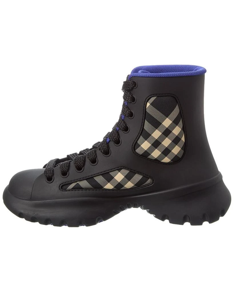 Burberry Boulder Lace-Up Rubber 
Canvas Boot 2