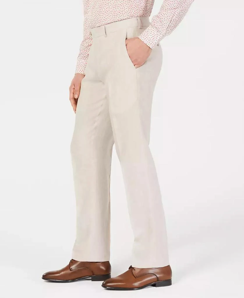Bar III Men's Slim-Fit 100% Linen Suit Pants, Created for Macy's 3