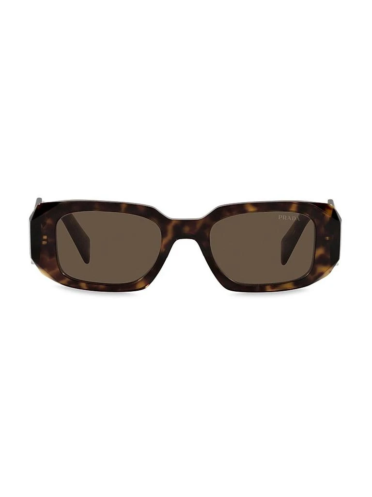 Prada Symbole 49MM Rectangle Sunglasses - Accessories - Free  display picture 1