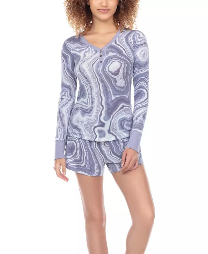 Honeydew Intimates Women's Star Seeker Brushed Jersey Short Lounge Set, 2 Piece 1