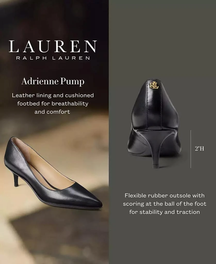 Ralph Lauren Women's Adrienne Slip-On Pointed-Toe Pumps 5