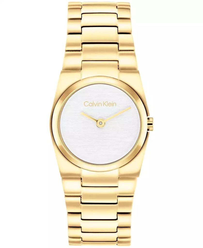 Calvin Klein Women's CK Unite Gold Tone Stainless Steel Bracelet Watch 26mm