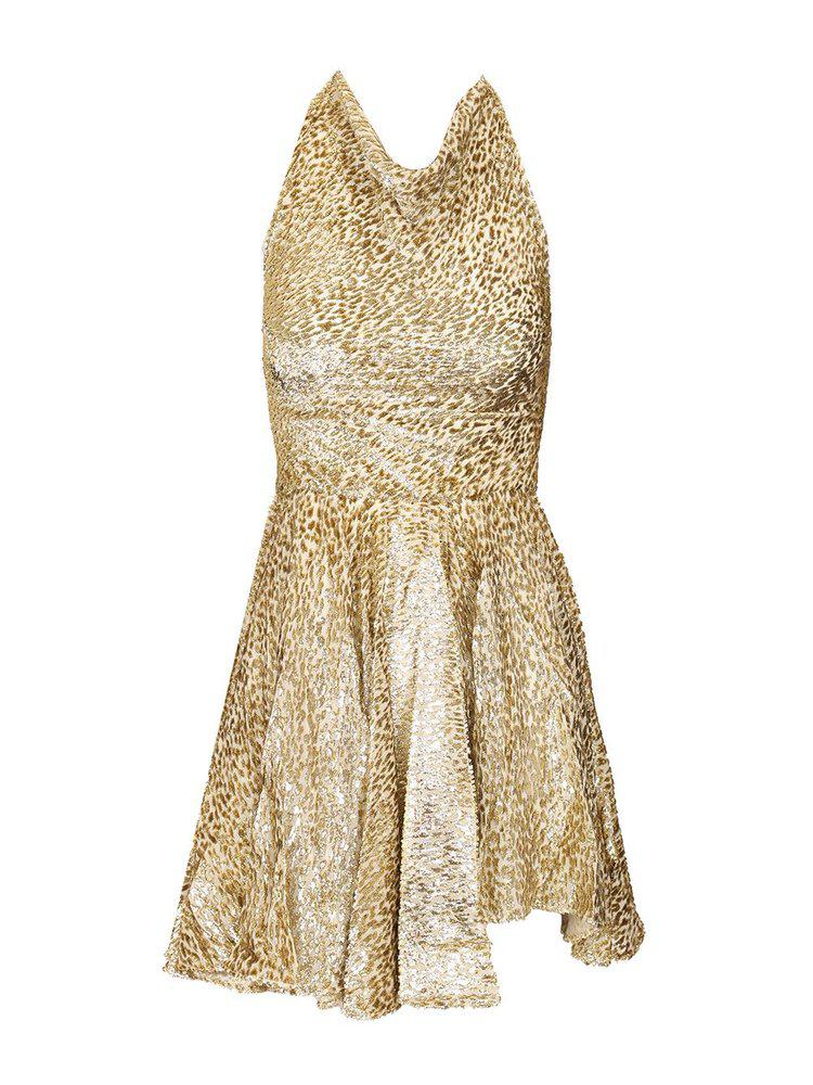 Self Portrait Self-Portrait Leopard Printed Mini Dress