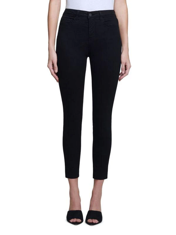 L'Agence Margot High Rise Cropped Skinny Jeans 1