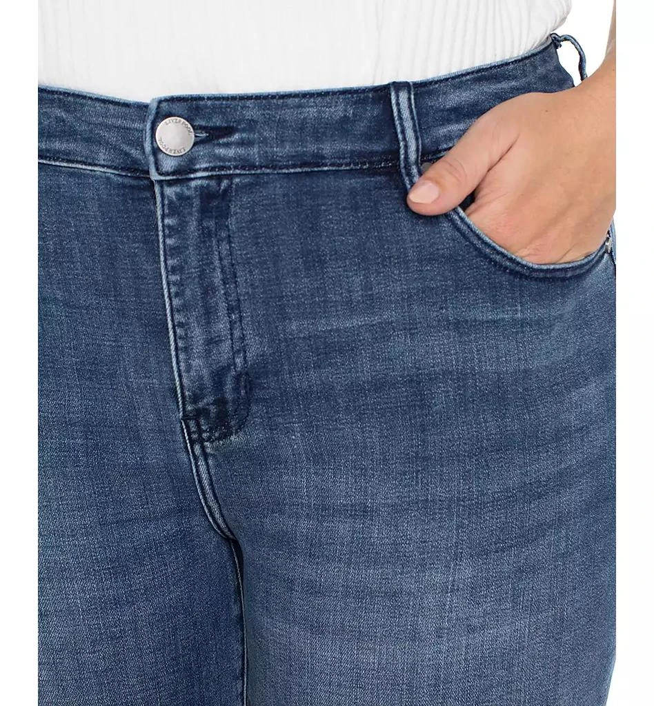 Liverpool Liverpool Plus Size Hannah Mid-Rise Flared Denim Pants 3