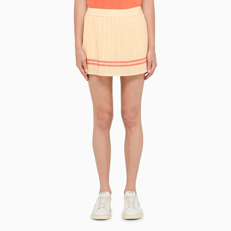 Sporty & Rich Almond pleated miniskirt 1