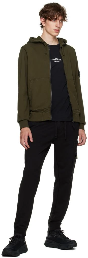 Stone Island Black 'Archivio' T-Shirt 4