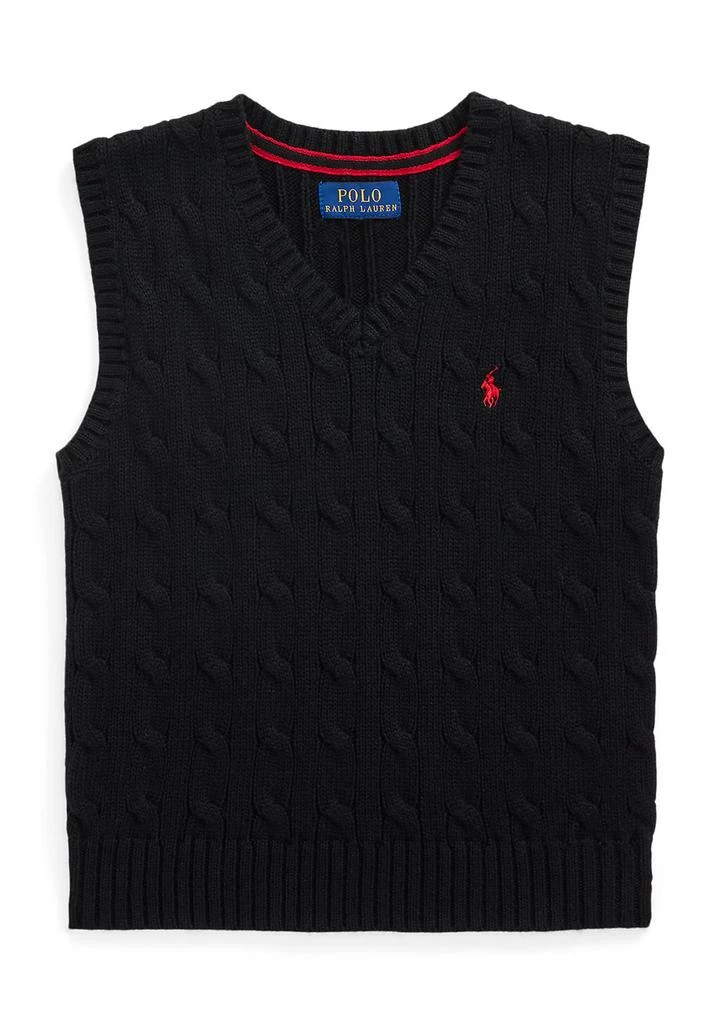 Ralph Lauren Boys 2-7 Cable-Knit Cotton Sweater Vest