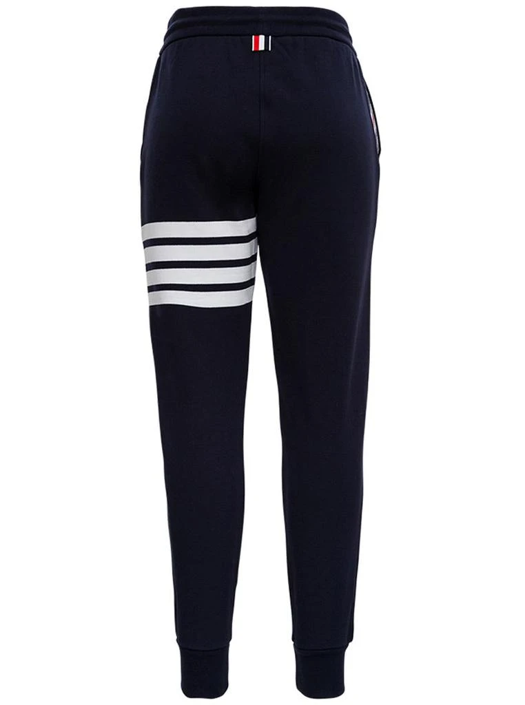 Thom Browne Blue Cotton Jogger With 4 Bar Detail 2