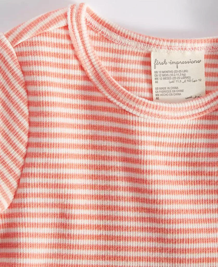 First Impressions Baby Girls Striped Tulle-Skirt Bodysuit Dress, Created for Macy's 3