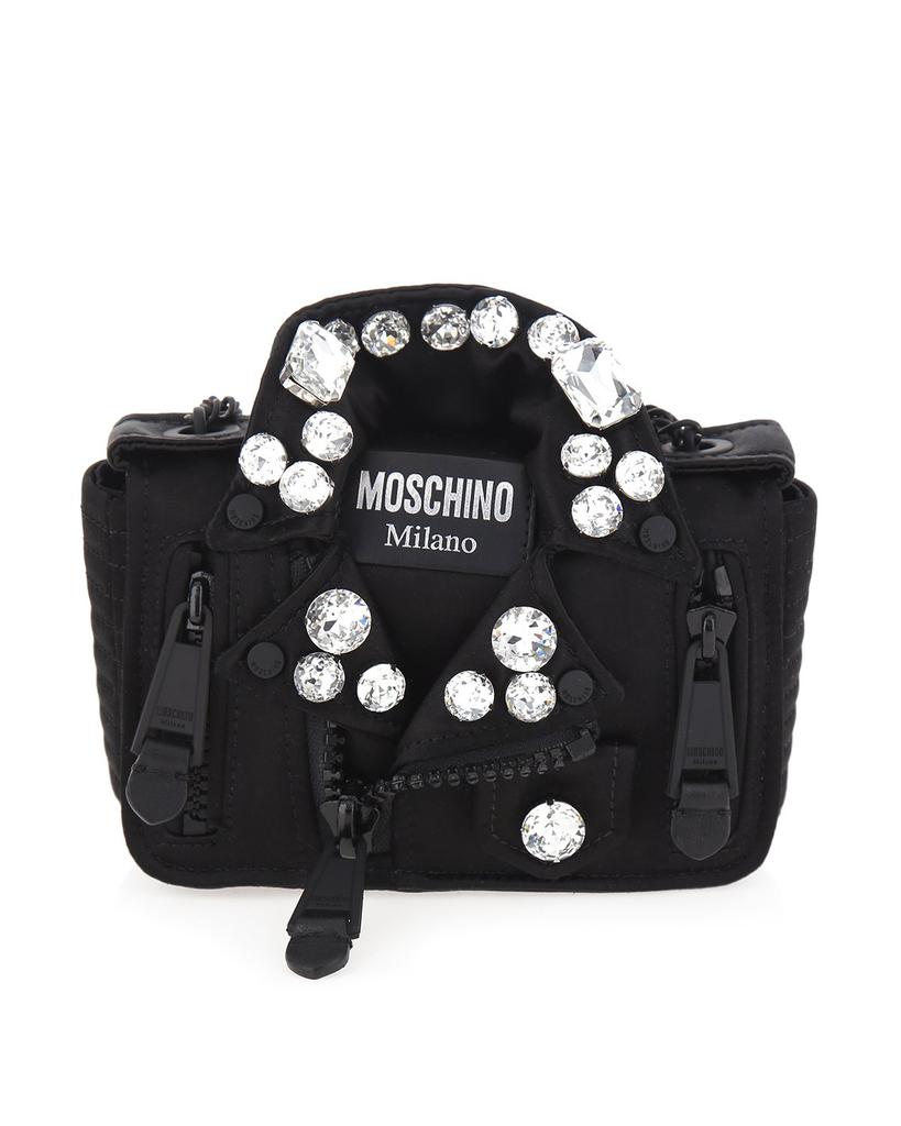 【関税&送料込み】Moschino Basket Net Nappa Bag Moschino Basket Net black nappa bag - Crossbody Bags