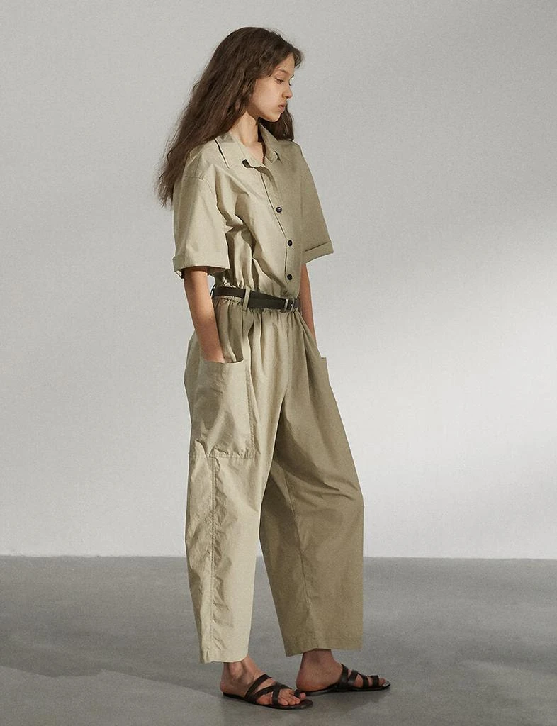 Pixie Market Tan Baggy Jumpsuit-BESTSELLER 2