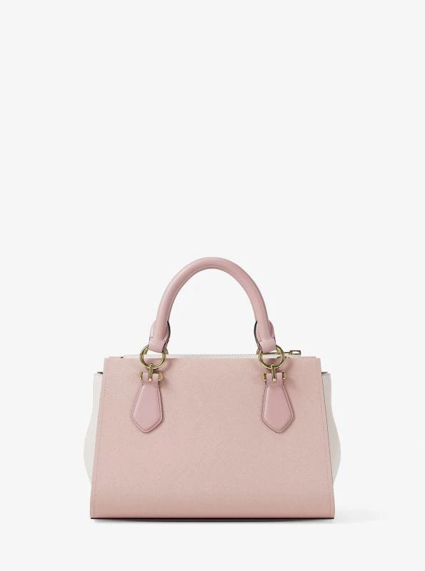 Michael Kors Marilyn Small Color-Block Saffiano Leather Messenger Bag 3