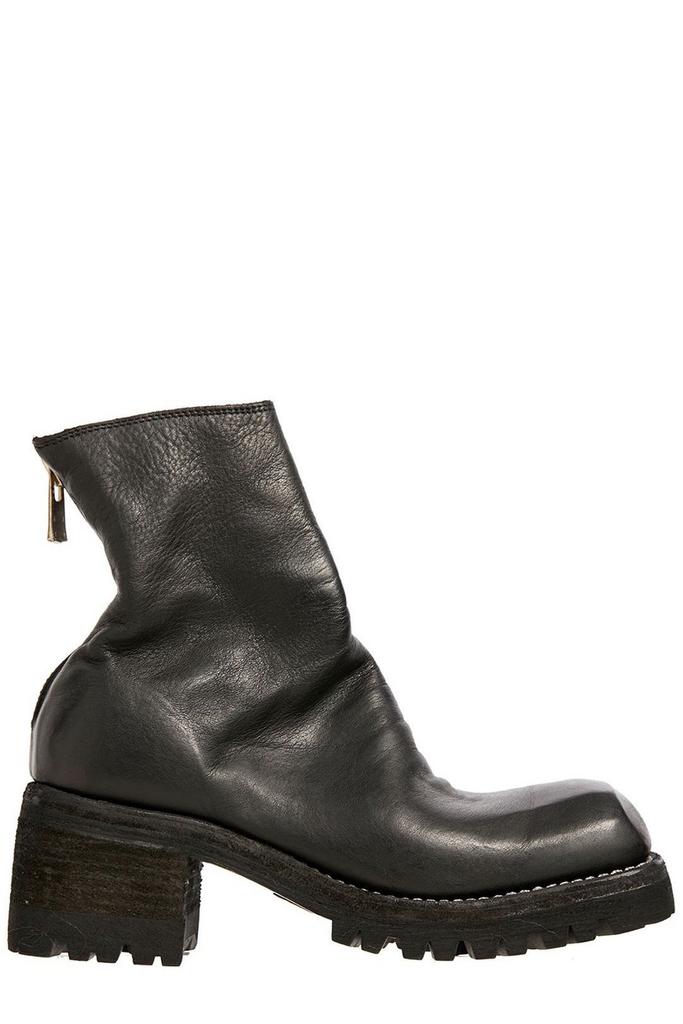 guidi Guidi Back Zip Squared-Toe Boots