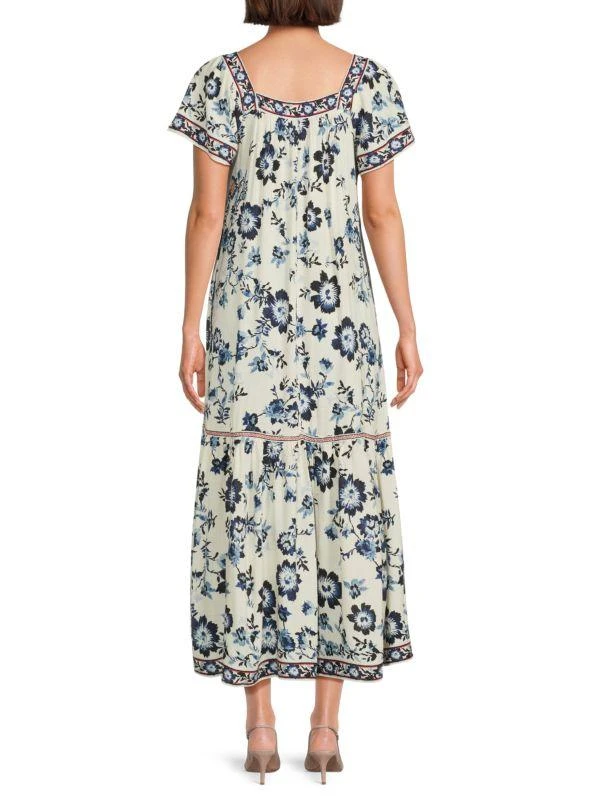 Max Studio ​Floral Square-Neck Maxi Dress 2