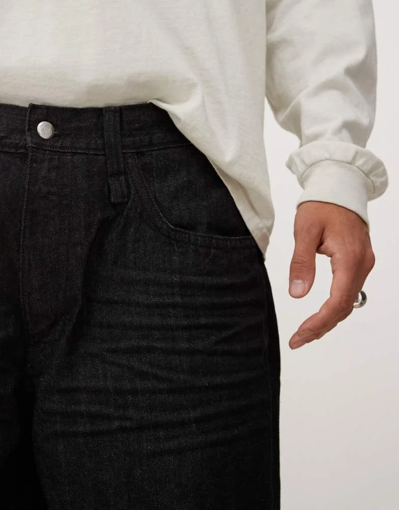 Cheap Monday Cheap Monday Looser baggy jeans in black rinse wash 5