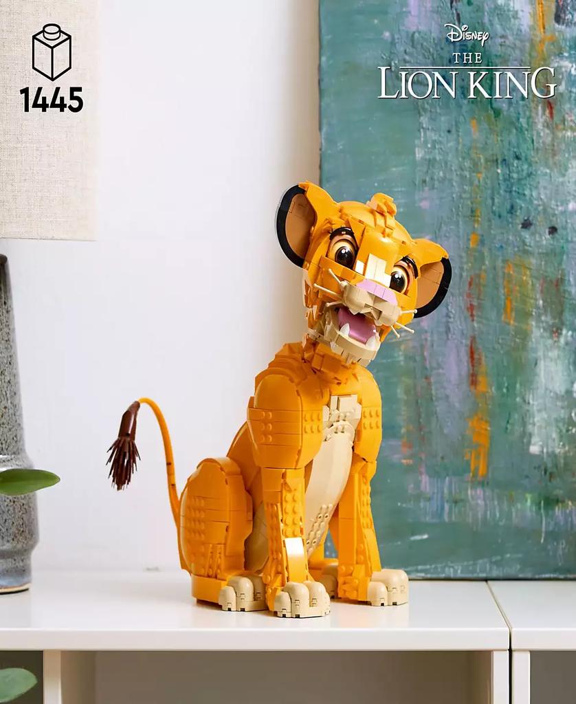 LEGO Disney Young Simba The Lion King Fan Disney Collection Building Set 43247, 1445 Pieces