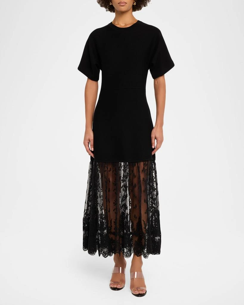 Sea Diane Knit Lace Midi Dress 2