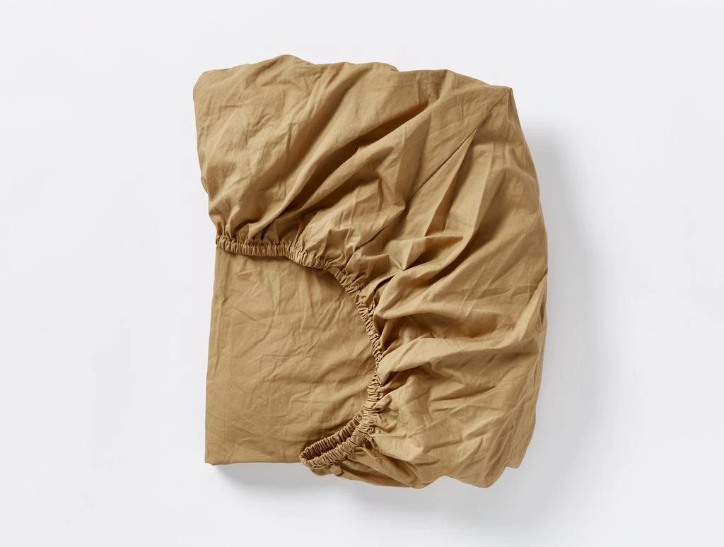 Coyuchi Organic Crinkled Percale Fitted Sheet 2