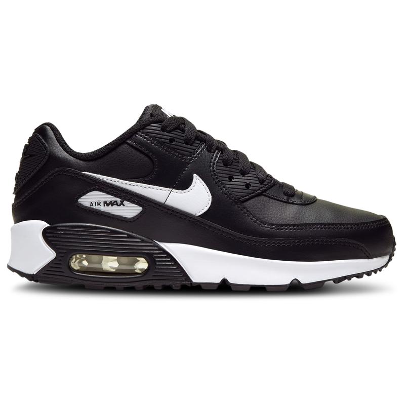 Nike air max 90 white grade school best sale