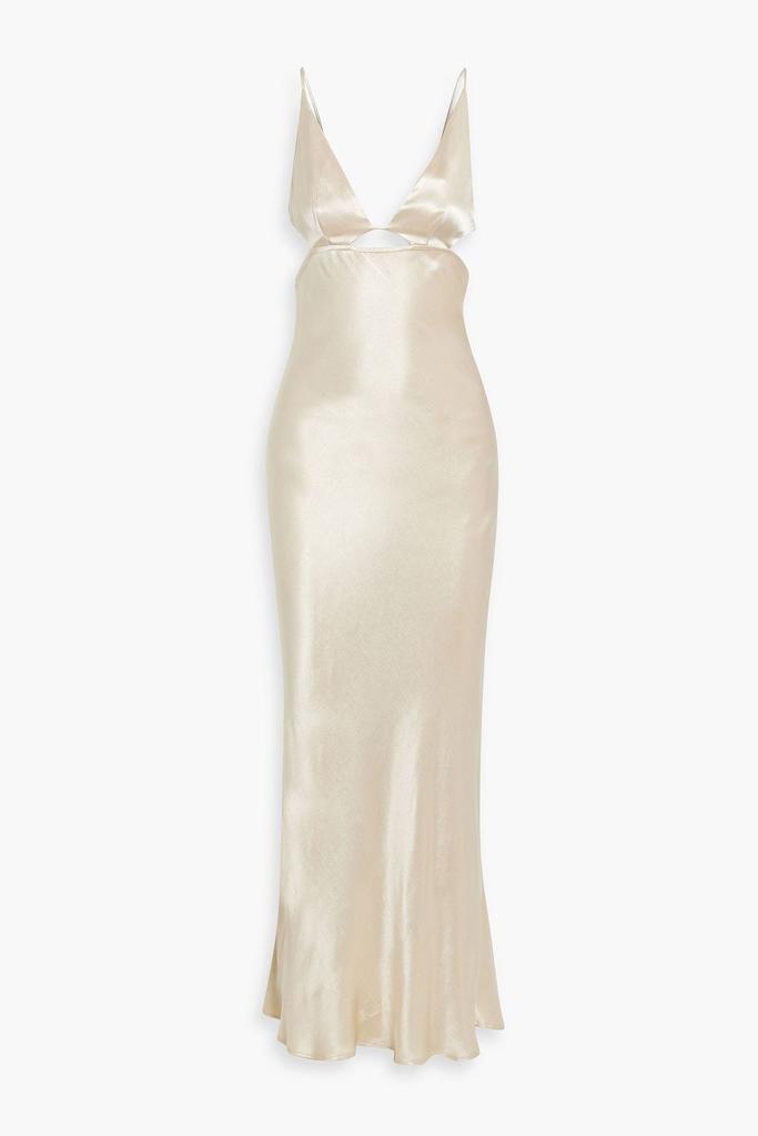 Bec & Bridge Descindi cutout satin-crepe maxi dress