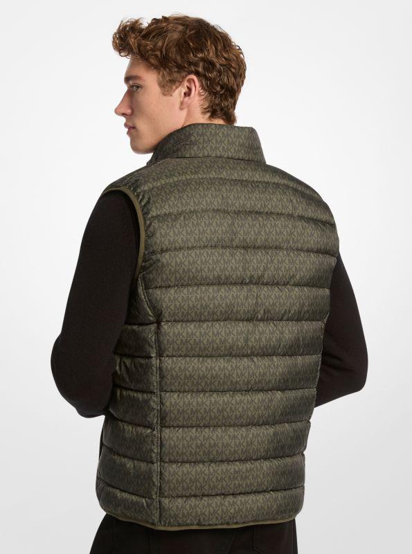 Michael Kors Abbou Signature Logo Reversible Vest