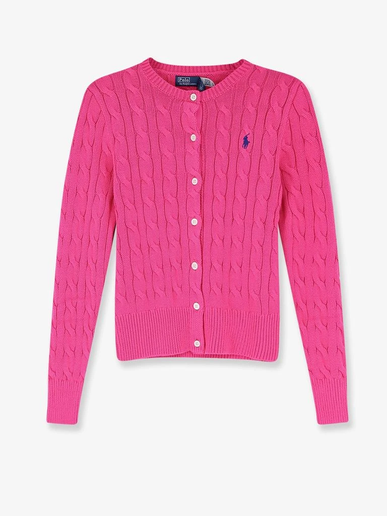 Ralph Lauren Cotton cardigan with contrasting logo