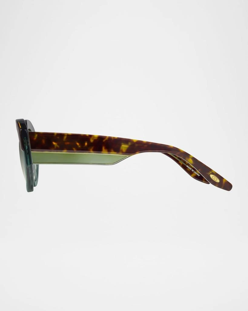Barton Perreira Sueno Acetate Rectangle Sunglasses 2