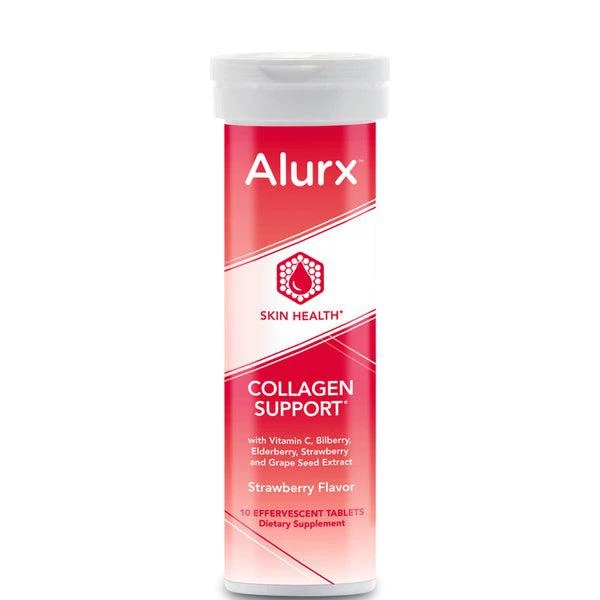 Alurx Alurx Collagen Support Effervescent Tablets - Strawberry (10 Count) 2
