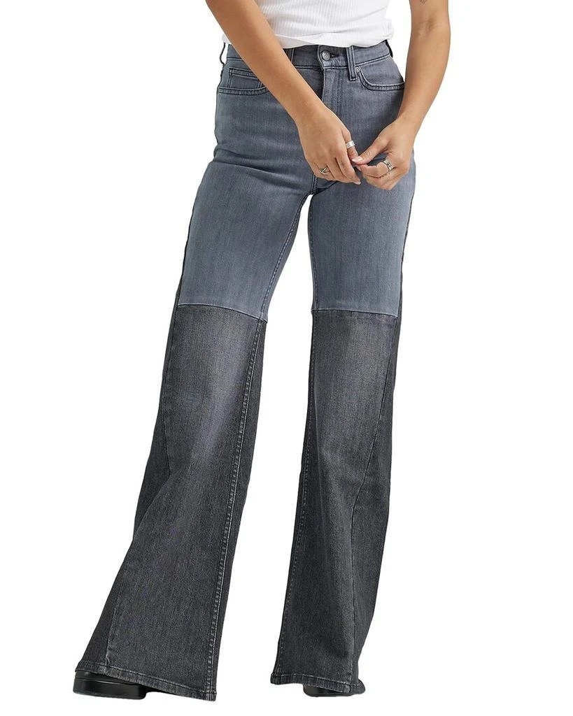 LEE LEE Janet Gray Flare Jean 1