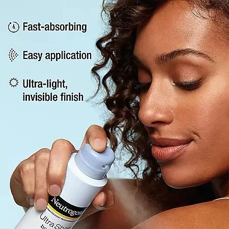 Neutrogena Neutrogena Ultra Sheer Body Mist Sunscreen Spray, SPF 70 (5 oz., 3 pk.) 3
