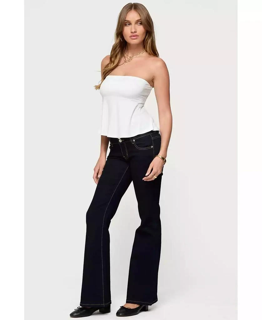 Edikted Women
s Beaux Strapless Babydoll Top 2