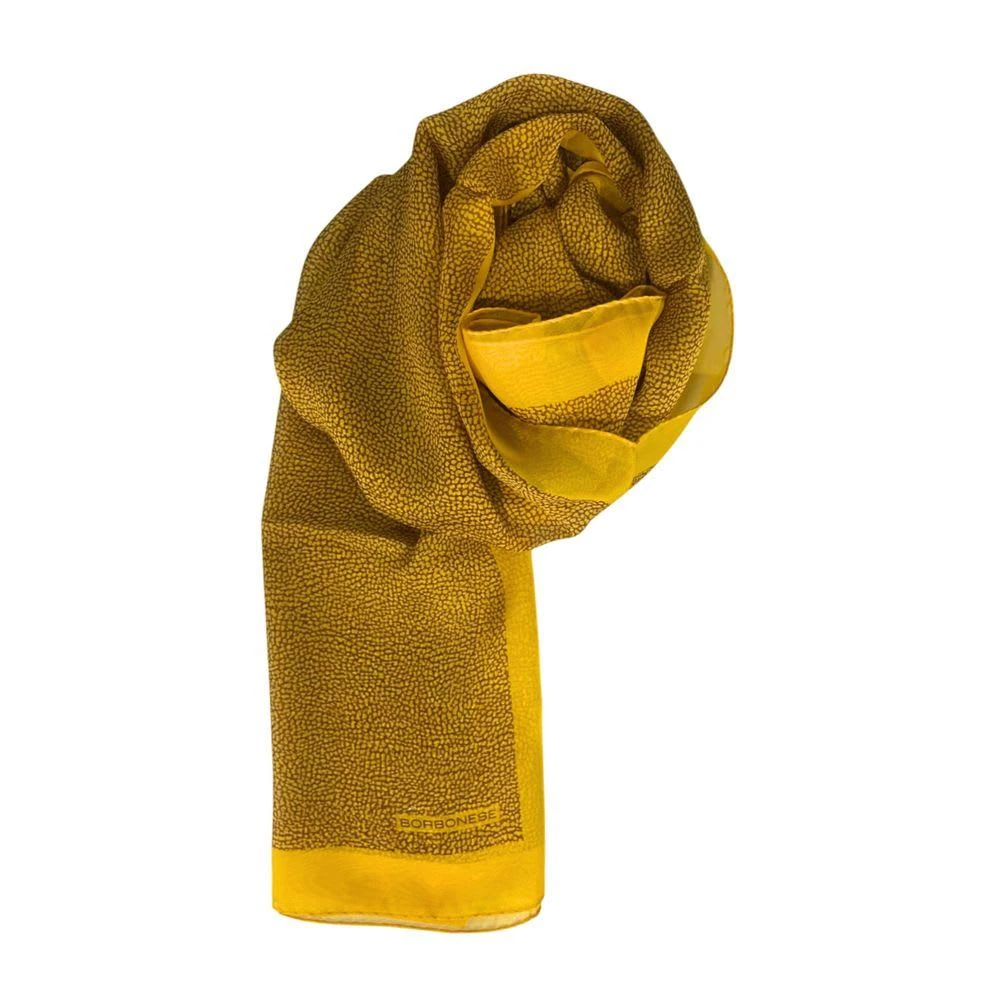 Borbonese yellow Silk Women Women
s Scarf