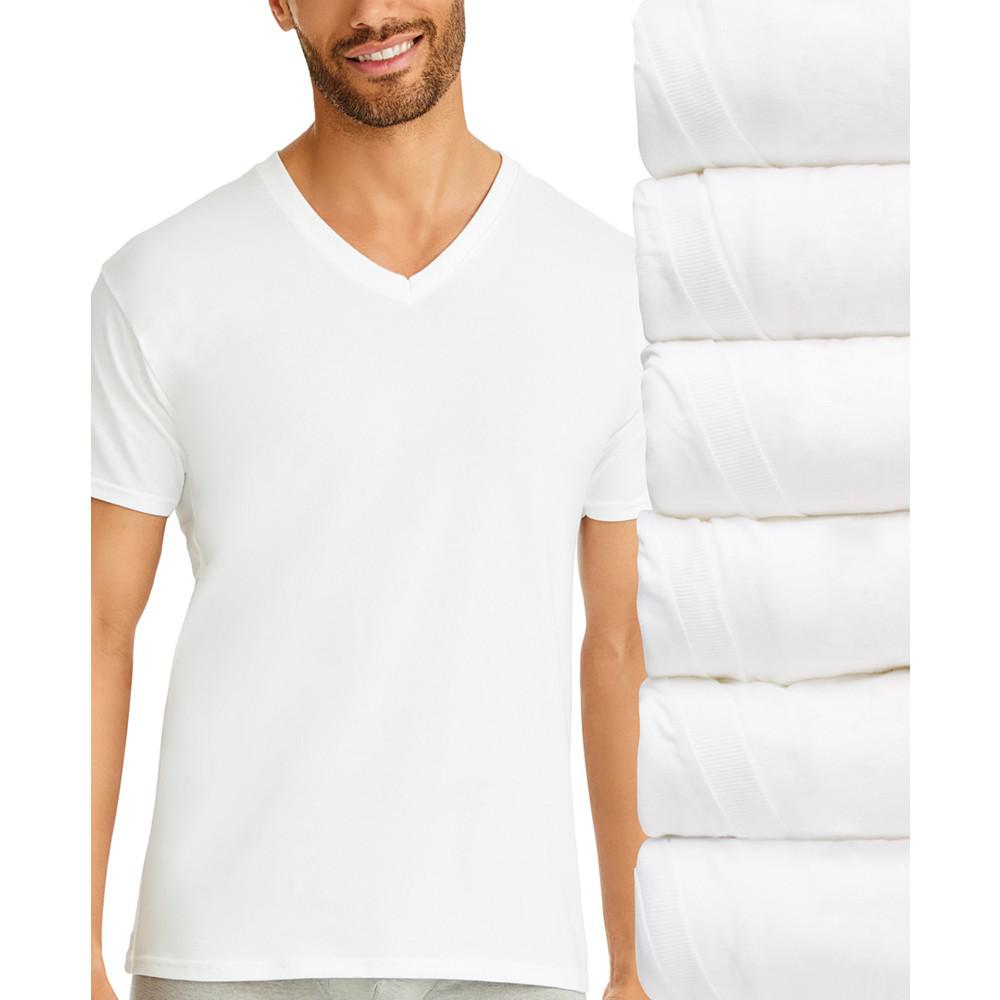 Hanes Men's Ultimate 6pk. V-Neck Undershirts