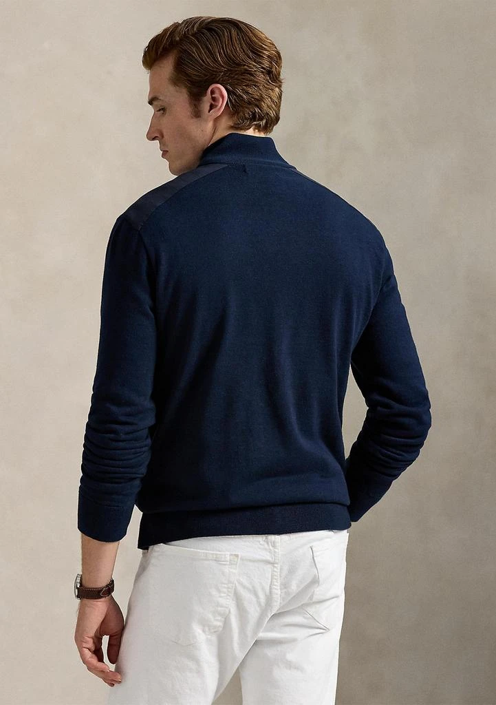 Ralph Lauren Hybrid Full-Zip Mock neck Sweater 2