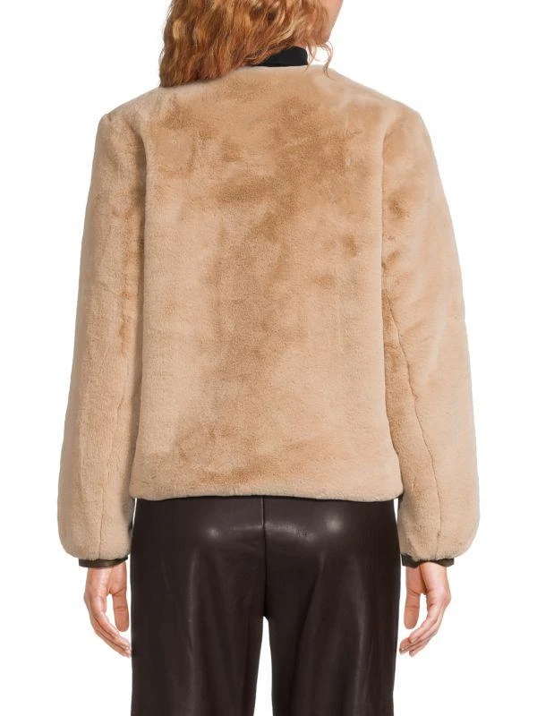 Saks Fifth Avenue Faux Fur Coat 2