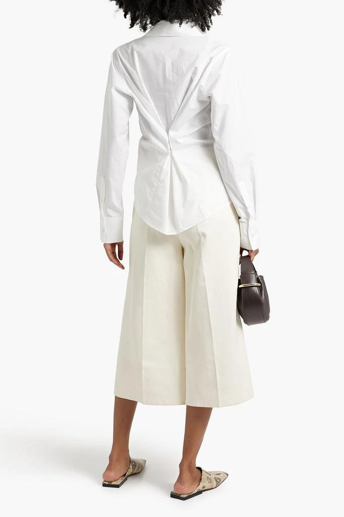 RÓHE Pleated cotton-poplin shirt 3