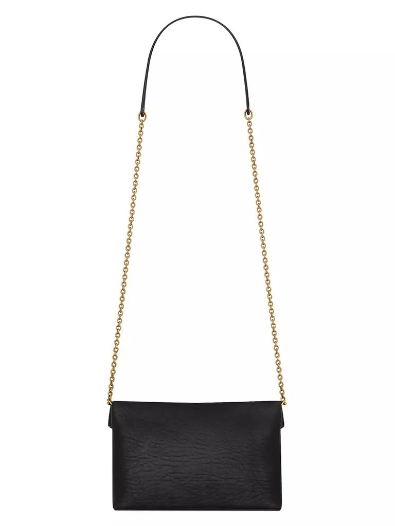 Yves Saint Laurent Cassandre Chain Pouch in Lambskin 7
