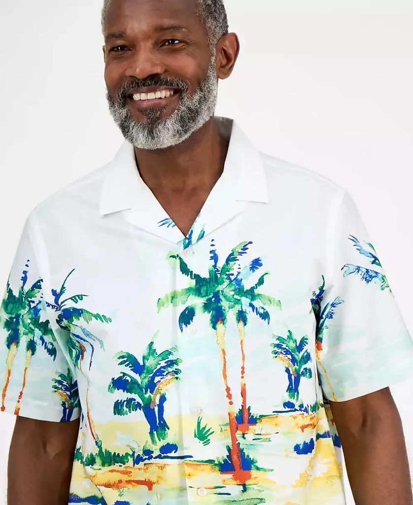 Club Room Men's Tropical Painted Shirt, Exclusively at Macy's 3