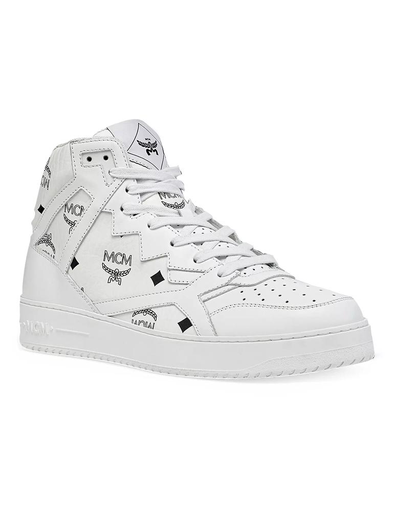 MCM Neo Terrain Visetos Low-Top Sneakers WHITE 45-12