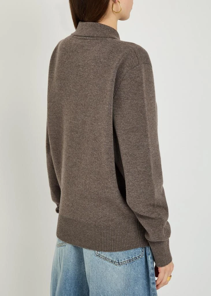 Rohe Compact wool and cashmere-blend polo top 3