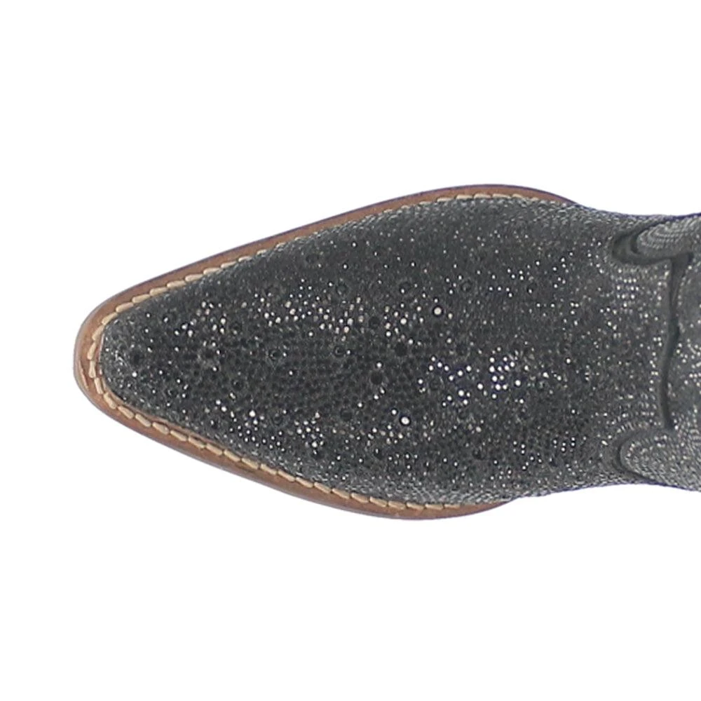 Dingo Silver Dollar Rhinestone Pointed Toe Cowboy Boots 4