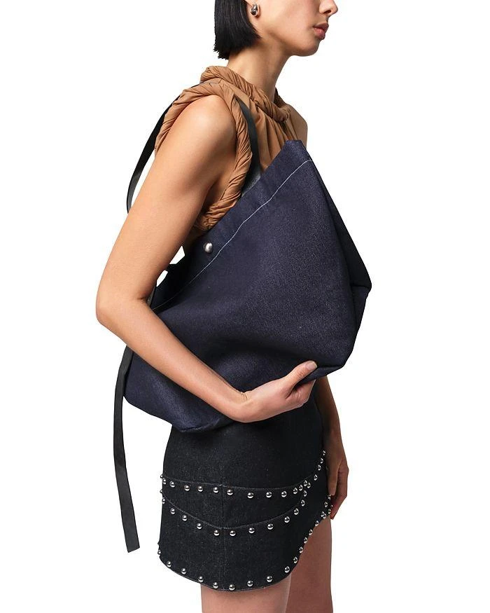 Apparis Bullet Raw Denim Crossover Skirt 4